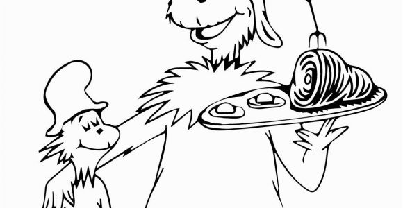 Green Eggs and Ham Coloring Pages Green Eggs and Ham Coloring Page Coloring Home