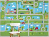 Green Monster Wall Mural Tyngsborough Road Map Peel and Stick 9 83 L X 94" W Wall Mural