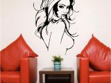 Hair Salon Wall Murals Y Naked Women Salon Hair Beauty Wall Art Stickers Decal Home