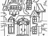 Halloween Haunted House Coloring Pages Free Printable Haunted House Coloring Pages for Kids