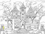 Halloween Horror Coloring Pages Horror Scenes – Haunted House