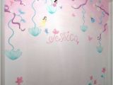 Hand Painted Nursery Wall Murals Fairy and butterfly Wall Mural Designed Hand Painted for