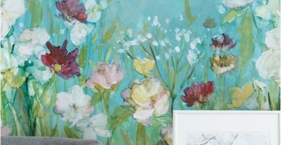 Hand Painted Wall Murals Uk Wildflowers and Lace In 2019