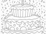 Happy 6th Birthday Coloring Pages Free Printable Happy Birthday Coloring Pages for Kids to Print