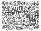 Happy Birthday Coloring Pages for Adults B Wp Content 2019 08