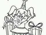 Happy Birthday Coloring Pages for Girls Happy Birthday Girl Coloring Page for Kids Holiday
