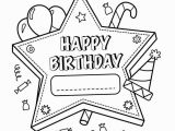 Happy Birthday Coloring Pages Printable Free 25 Free Printable Happy Birthday Coloring Pages