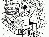 Happy Birthday Coloring Pages Printable Free Get This Free Happy Birthday Coloring Pages to Print Out