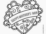 Happy Mothers Day Coloring Pages From Daughter Free Printable Mother S Day Coloring Pages