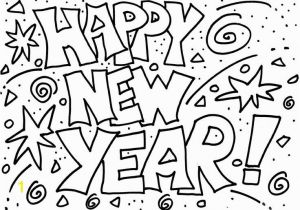 Happy New Year Coloring Pages to Print Color Print 13 Line Coloring