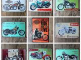 Harley Davidson Motorcycle Wall Murals 2019 2016 20 30cm Classic Retro Motorider Motorcycle Tin Sign Coffee Shop Bar Restaurant Wall Art Decoration Bar Metal Paintings From Cker $37 19