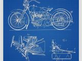 Harley Davidson Motorcycle Wall Murals Harley Davidson Motorcycle Patent Print Art Poster – Patent