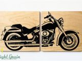 Harley Davidson Motorcycle Wall Murals Harley Davidson softail Motorcycle Wall Art Harley Print