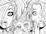 Harley Quinn and Joker Coloring Pages for Adults Pin On Batman Rogues