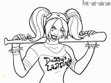 Harley Quinn Coloring Pages Printable Harley Quinn Coloring Pages