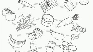 Healthy and Unhealthy Food Coloring Pages Coloring Pages Healthy and Unhealthy Food Coloring