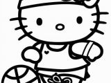 Hello Kitty Basketball Coloring Pages 53 Best Preschool Images