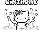 Hello Kitty Birthday Cake Coloring Pages Free Hello Kitty Coloring Pages Happy Birthday Download