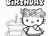 Hello Kitty Birthday Cake Coloring Pages Not to Mention the Result Coloring Pages for Preschoolers