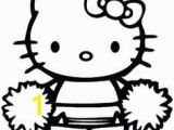 Hello Kitty Cheerleader Coloring Pages Hello Kitty Coloring