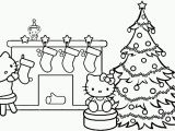 Hello Kitty Christmas Coloring Pages to Print Hello Kitty Christmas Coloring Pages Coloring Home