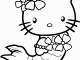 Hello Kitty Coloring Pages to Print Out for Free Hello Kitty Coloring Pages Mermaid with Images