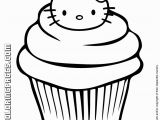 Hello Kitty Cupcake Coloring Pages Free Big Hello Kitty Download Free Clip Art