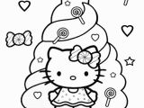 Hello Kitty Drawings Coloring Pages Hello Kitty Coloring Pages Candy with Images