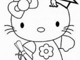 Hello Kitty Drawings Coloring Pages Hello Kitty Graduation Coloring Pages with Images