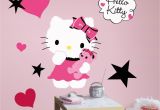 Hello Kitty Giant Wall Mural Popular Characters Hello Kitty Couture Giant Wall Decal