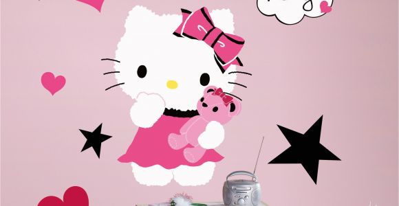 Hello Kitty Giant Wall Mural Popular Characters Hello Kitty Couture Giant Wall Decal