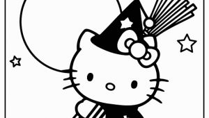 Hello Kitty Gymnastics Coloring Pages Haloween Hello Kitty Color Page Free