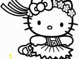 Hello Kitty Hawaii Coloring Pages Hello Kitty Ballerina Dancer Coloring Page