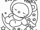 Hello Kitty Sleeping Coloring Pages 143 Best Coloring Pages Images
