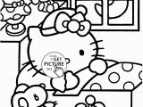 Hello Kitty Sleeping Coloring Pages 57 Best Coloring Pages for Girls Images