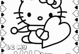 Hello Kitty Valentines Day Coloring Pages Hello Kitty Valentine Coloring Pages