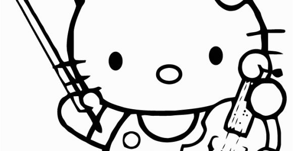 Hello Kitty Violin Coloring Pages 281 Best Coloring Hello Kitty Images