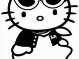 Hello Kitty with Glasses Coloring Pages Hello Kitty Coloring Book – Freshly Picked