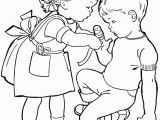Helping Others Coloring Pages for Preschoolers Kids Helping Each Other Coloring Page Coloring Home