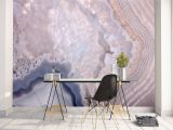 High End Wall Murals Removable Peel and Stick Wallpaper Grey Geode Agate Crystal