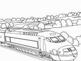 High Speed Train Coloring Pages High Speed Train Travelling In A Country Landscape Coloring Pages