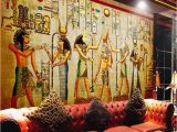 Historic Wallpaper Murals Egyptian Wall Painting Vintage Wallpaper Custom 3d Wall Murals
