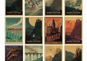 Hogwarts Express Wall Mural Cheap Home Decor Buy Quality Poster Harry Potter Directly