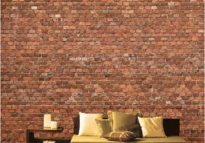 Hogwarts Express Wall Mural Red Brick Wall Mural for Lofr Room Stone Wall Decal for Home Brick Wall Decal for Decor Rustic Wallpapers for Living Room Sku