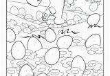 Holiday Coloring Pages for Kindergarten Easter Color by Number Page Homeschooling World