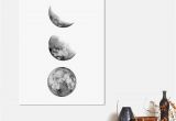 Home Wall Mural Painting Singapore Abstract Moon Phases Canvas Print Painting Picture Wall Mural Hanging Home Decor