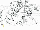 Horse Racing Coloring Pages Car Free Clipart 239