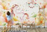 Horse Wall Murals Wallpaper nordic Minimalist Fantasy Pony Wallpaper Wall Murals Idcwp