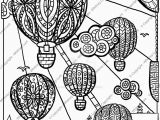 Hot Air Balloon Coloring Page for Adults Hot Air Balloon Coloring Page by Cheekydesignz On Deviantart