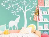 How to Make A Tree Wall Mural Elegant White Tree Wall Decal White Elephant Elephant